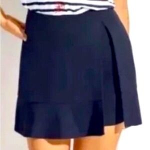 Cabi Golf Cart Skort Shorts Skirt 6 Navy Blue Sporty Athletic Preppy Tennis